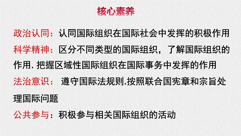 高中政治统编版选择性必修一：8.1日益重要的国际组织 课件(共15张PPT)03