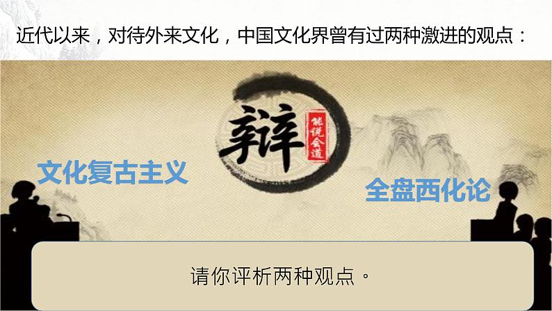 高中政治统编版必修四哲学与文化8.3正确对待外来文化 课件第2页