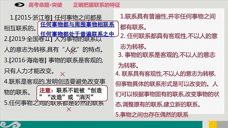 专题16 唯物辩证法的联系观和发展观-2020年新高考政治专题复习精品课件（山东专用）第6页