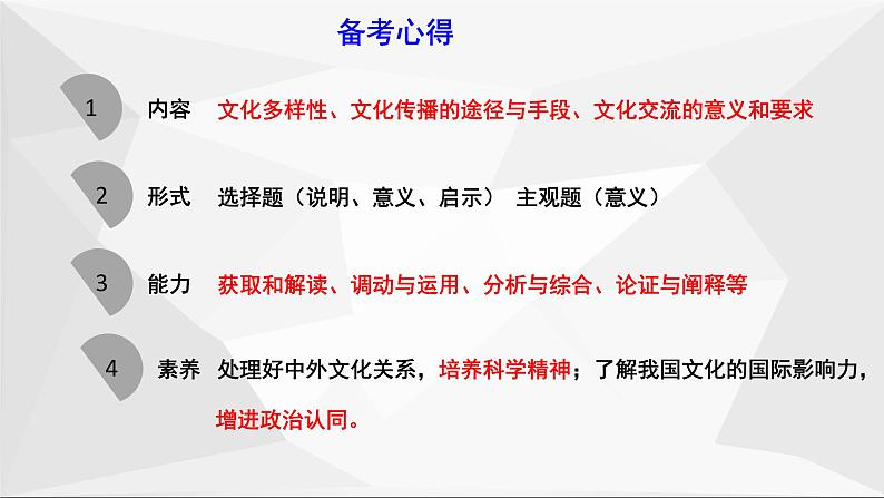 第三课  文化的多样性与文化传播课件--2022届高考政治第一轮复习人教版必修三文化生活第2页