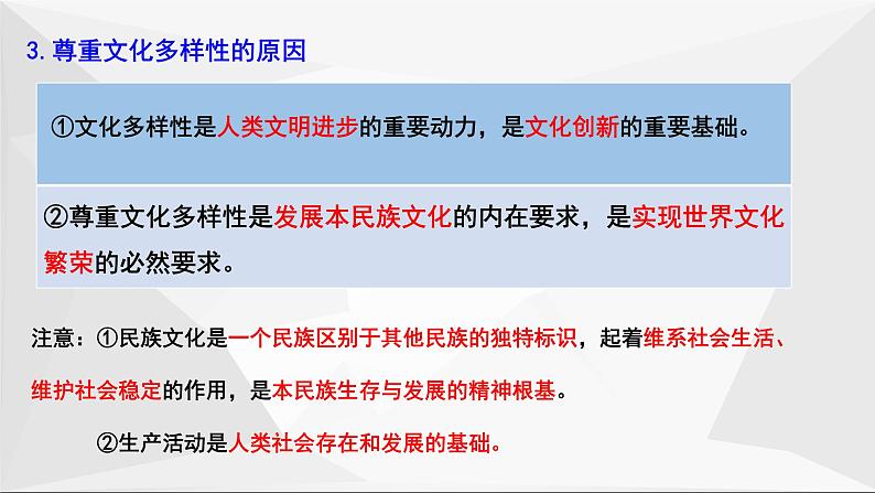 第三课  文化的多样性与文化传播课件--2022届高考政治第一轮复习人教版必修三文化生活第7页