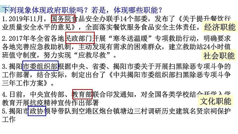 第三课 我国政府是人民的政府  课件-2022届高考政治一轮复习人教版必修二政治生活07