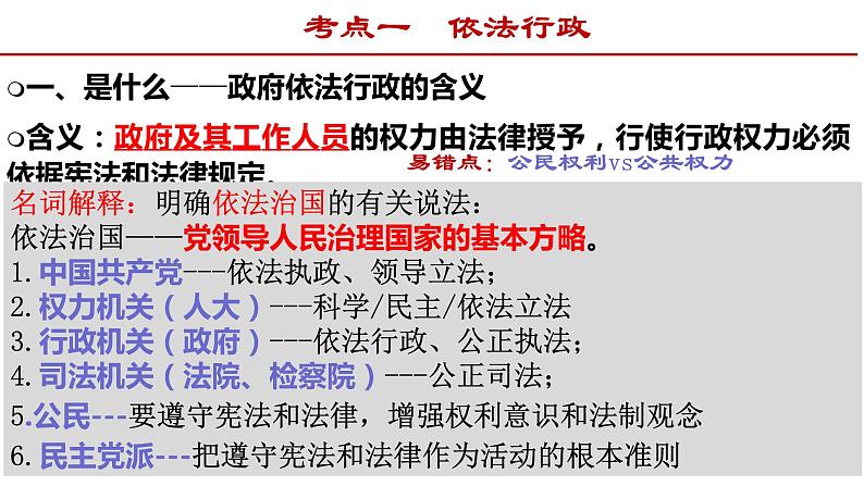 第四课 我国政府受人民的监督 课件-2022届高考政治一轮复习人教版必修二政治生活05