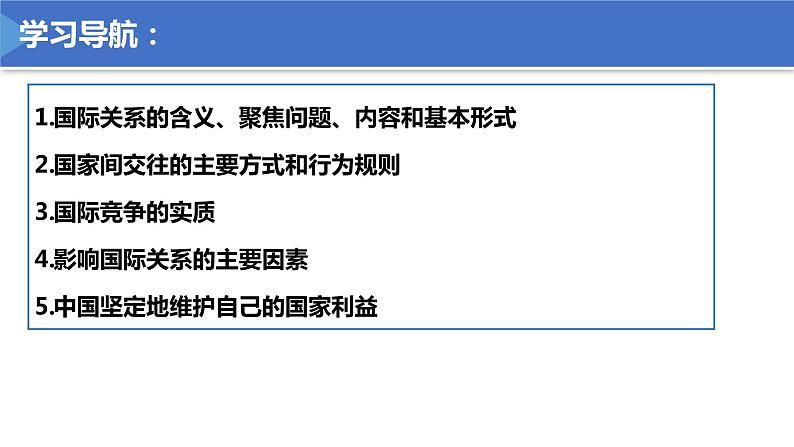 2021-2022学年高中政治统编版选择性必修1：3.2国际关系课件第2页