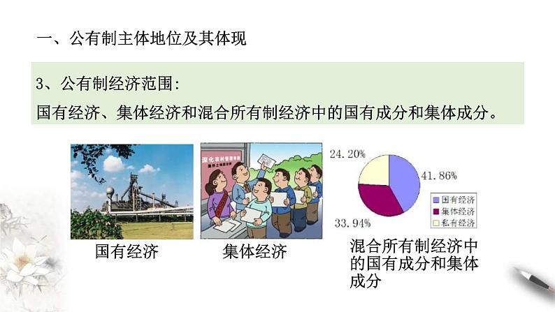 统编版高中政治必修第二册1.1《公有制为主体 多种所有制经济共同发展》课件第8页