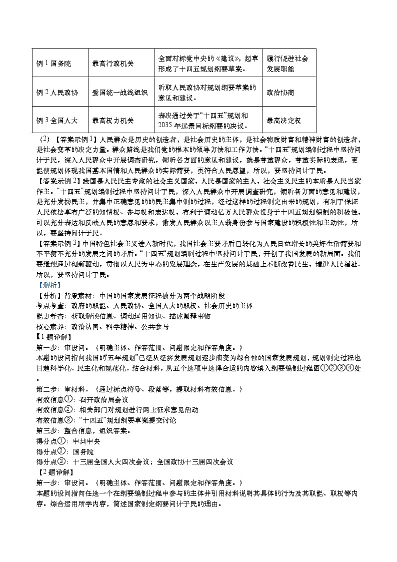 上海市虹口区2022年高三第一学期期末（一模）学科质量检测政治试卷（word解析版）02