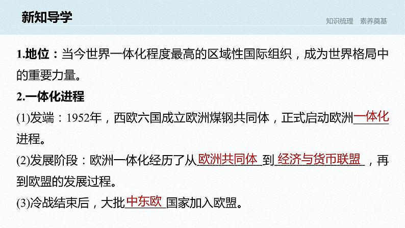 高中思想政治统编版选择性必修1 第四单元  第八课 主要的国际组织 课时3　区域性国际组织 课件（47张PPT）06