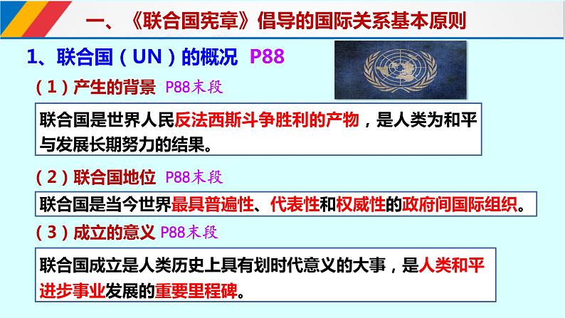 8.2联合国课件-2021-2022学年高中政治统编版选择性必修1当代国际政治与经济第4页