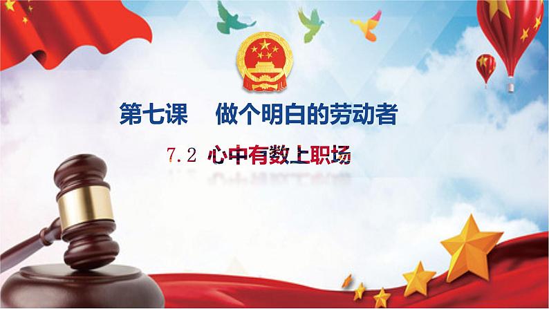 7.2心中有数上职场课件-2021—2022学年高中政治统编版选择性必修二第1页