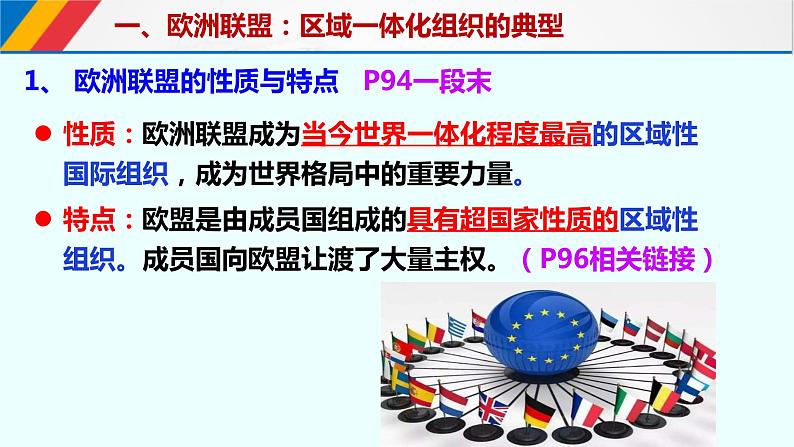 8.3区域性国际组织课件--2021-2022学年高中政治统编版选择性必修一当代国际政治与经济05