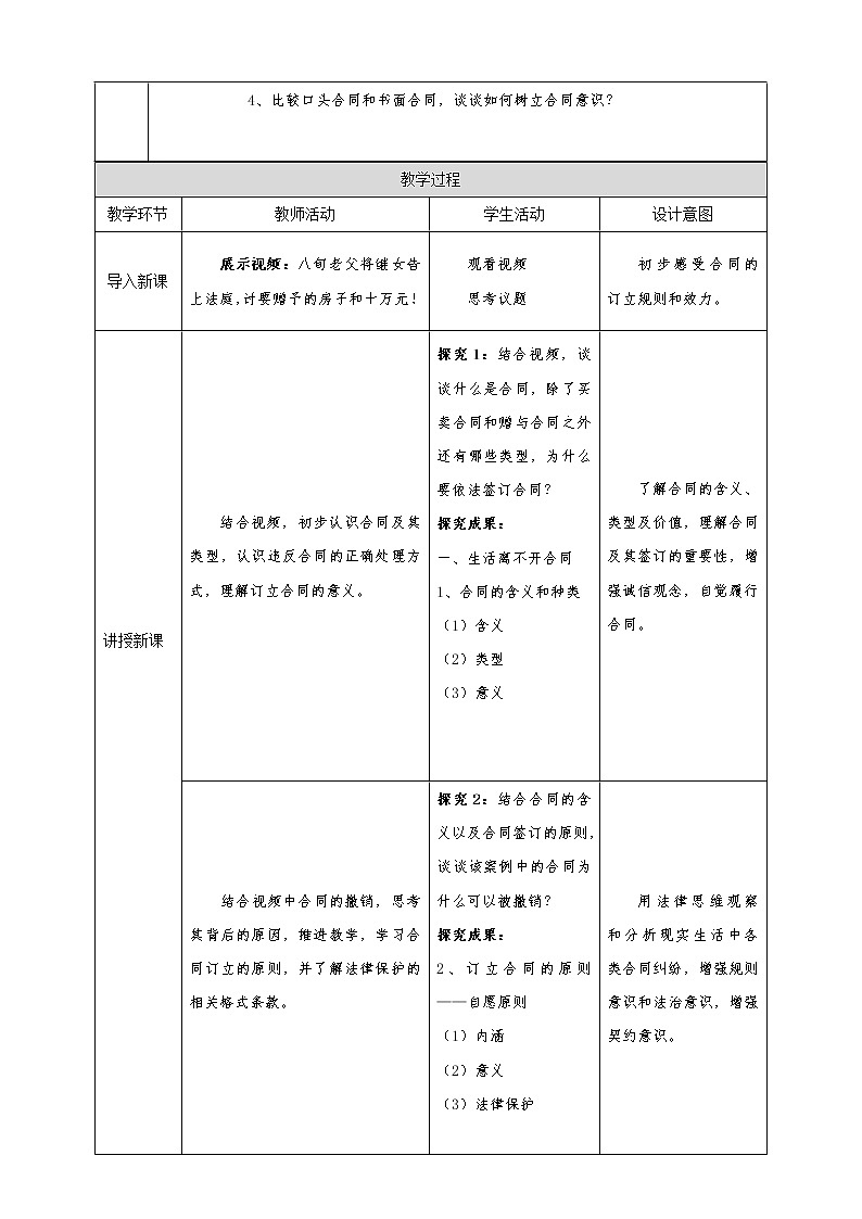 3.1订立合同学问大（课件+素材+教学设计）2021-2022学年高中政治人教统编版选择性必修2法律与生活02