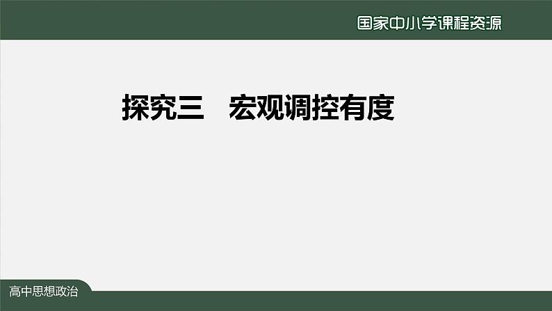 高中必修二【思想政治(统编版)】综合探究：加快完善社会主义市场经济体制-3-课件第2页