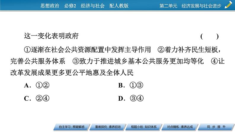 高中政治必修二第2单元 第3课 第1框  坚持新发展理念PPT课件第8页