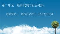 高中政治 (道德与法治)综合探究 践行社会责任 促进社会进步示范课ppt课件