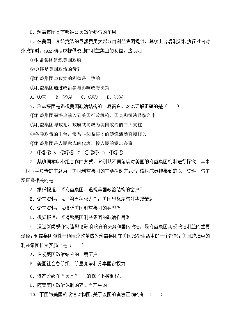 1.3《政党和利益集团》课件+教案+同步练习02