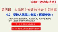 高中政治 (道德与法治)人教统编版必修3 政治与法治第二单元 人民当家作主第四课 人民民主专政的社会主义国家坚持人民民主专政课文课件ppt