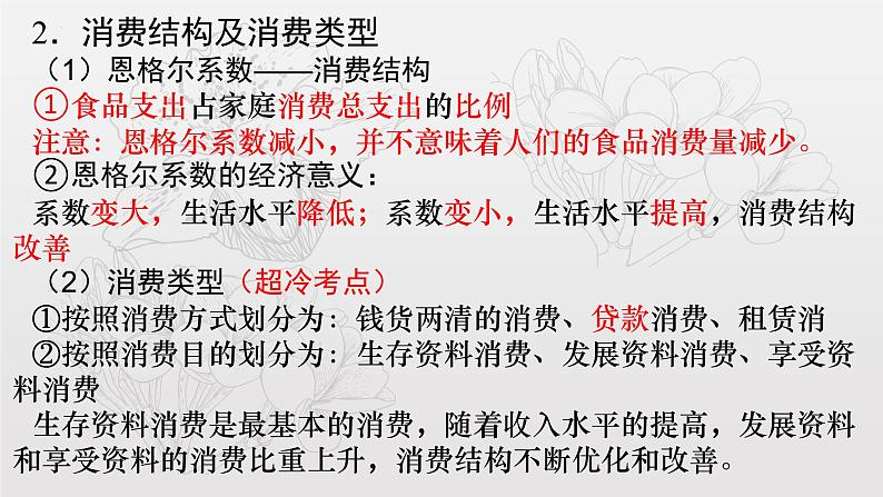 专题一考点三消费复习课件-2022届高考政治二轮复习人教版必修一经济生活第4页