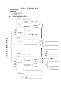 第四单元当代国际社会复习学案-2022届高考政治一轮复习人教版必修二政治生活