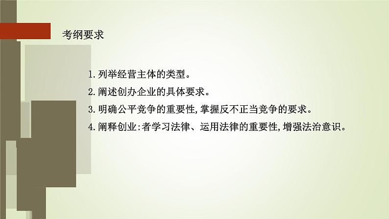 8.1自主创业　公平竞争课件-2021-2022学年高中政治统编版选择性必修二法律与生活03