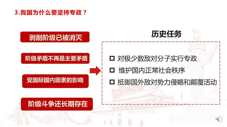 部编高中政治必修三政治与法治4.2坚持人民民主专政 课件第8页