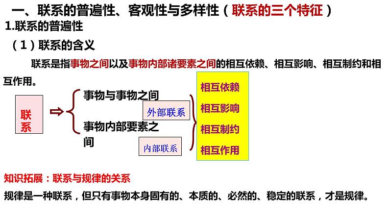 3.1世界是普遍联系的课件-2021-2022学年高中政治统编版必修四哲学与文化04