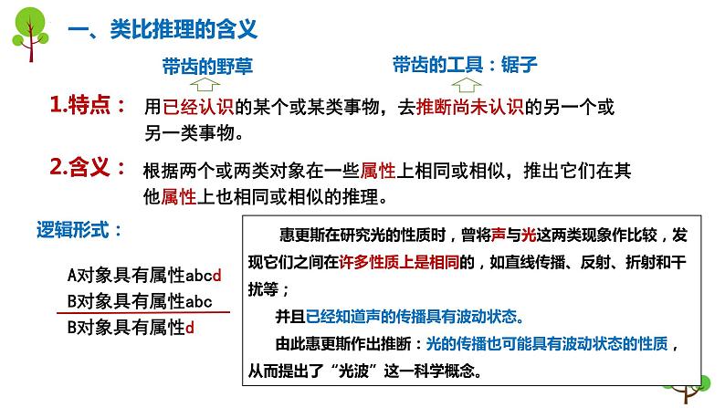 7.2类比推理及其方法课件-2021-2022学年高中政治统编版选择性必修三逻辑与思维第3页