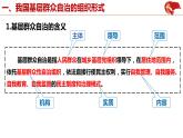 6.3基层群众自治制度课件-2021-2022学年高中政治统编版必修三政治与法治