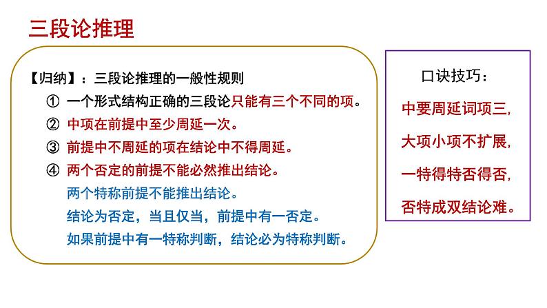 6.3复合判断的演绎推理方法课件-2021-2022学年高中政治统编版选择性必修三逻辑与思维01