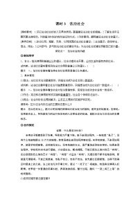 高中政治 (道德与法治)法治社会随堂练习题