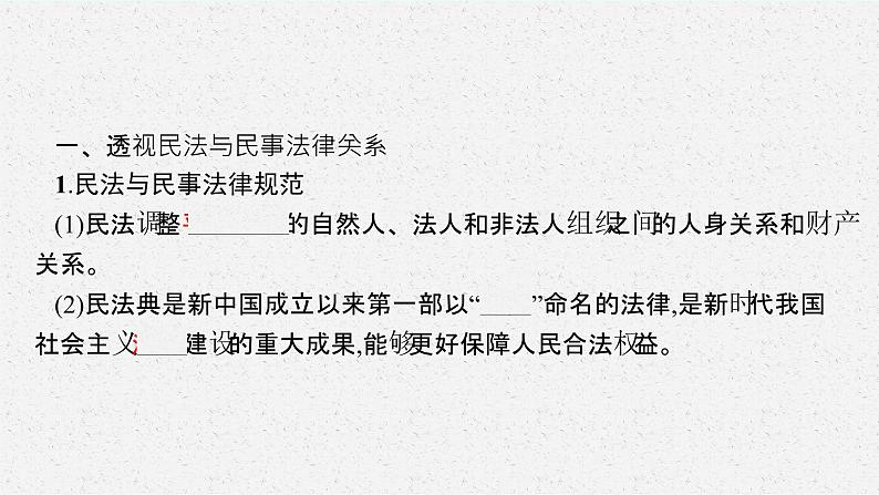 高中新教材部编版政治选择性必修二课件第1单元第1课第1框认真对待民事权利与义务05