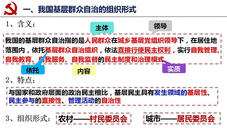 6.3基层群众自治制度课件-2021-2022学年高中政治统编版必修三政治与法治第3页