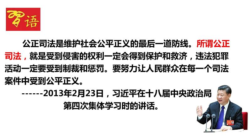 9.3公正司法课件-2021-2022学年高中政治统编版必修三政治与法治04