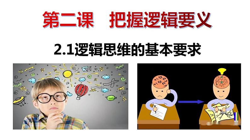 2.2逻辑思维的基本要求课件-2021-2022学年高中政治统编版选择性必修三逻辑与思维02