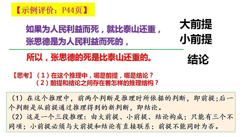 6.1推理与演绎推理概述课件-2021-2022学年高中政治统编版选择性必修三逻辑与思维第7页