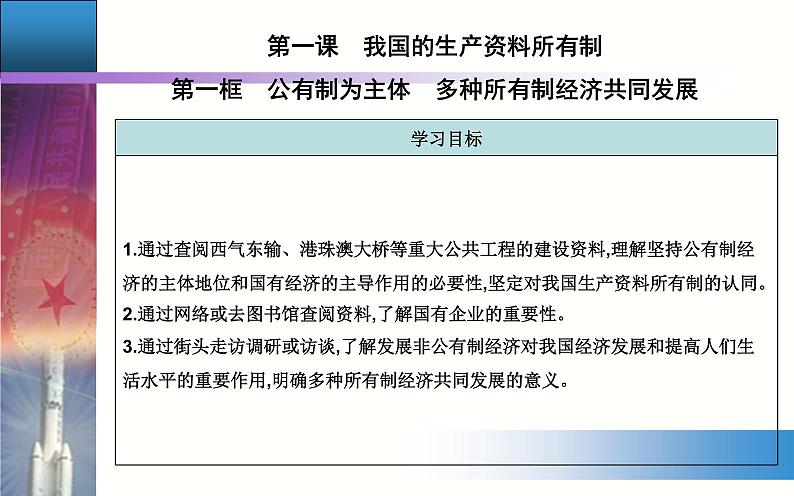 第一课第一框公有制为主体多种所有制经济共同发展ppt课件-新教材高中政治统编版部编版必修2第2页