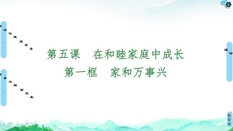 统编版高中政治 选择性必修2 第5课 在和睦家庭中成长 课件PPT+学案+分层作业05