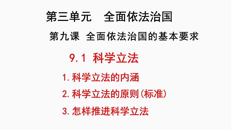 9.1科学立法课件-2021-2022学年高中政治统编版必修三第2页