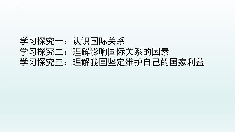 3.2国际关系课件-2021-2022学年高中政治统编版选择性必修一当代国际政治与经济第3页