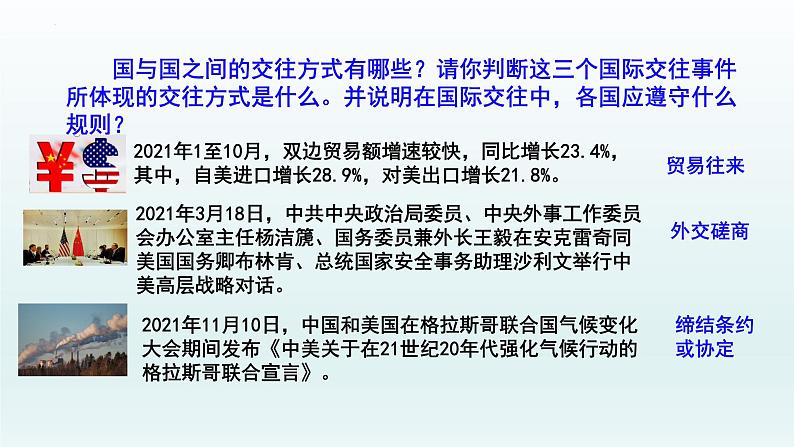 3.2国际关系课件-2021-2022学年高中政治统编版选择性必修一当代国际政治与经济第6页