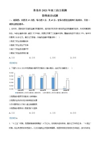 2021届山东省青岛市高三5月自主检测三模政治卷及答案（文字版）