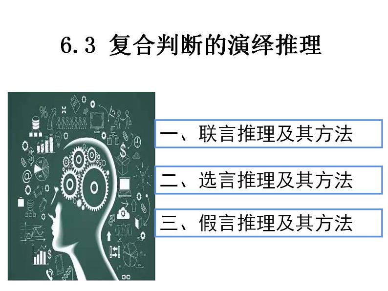 6.3复合判断的演绎推理方法课件-2021-2022学年高中政治统编版选择性必修三逻辑与思维第1页