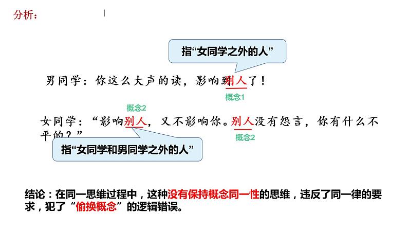 2.2逻辑思维的基本要求课件-2021-2022学年高中政治统编版选择性必修三逻辑与思维07