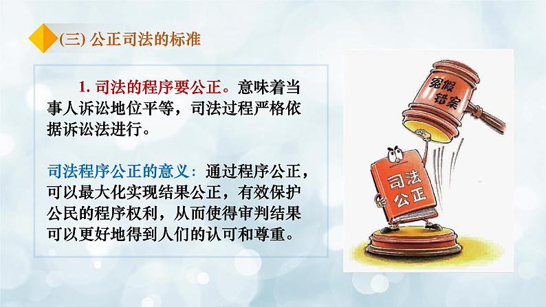 9.3公正司法课件-2021-2022学年高中政治统编版必修三政治与法治05