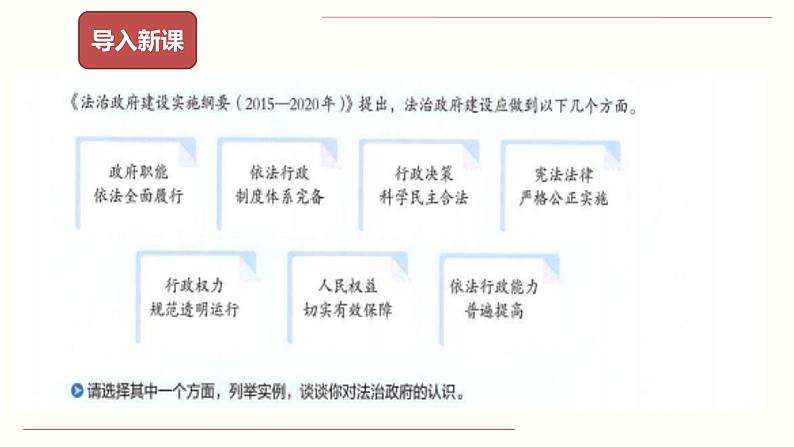 部编版高中政治必修3政治与法治8.2 法治政府（课件+教案+学案+习题打包）03