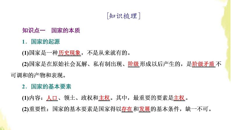 部编版高中政治选择性必修1第一单元各具特色的国家第一课第一框国家是什么课件05