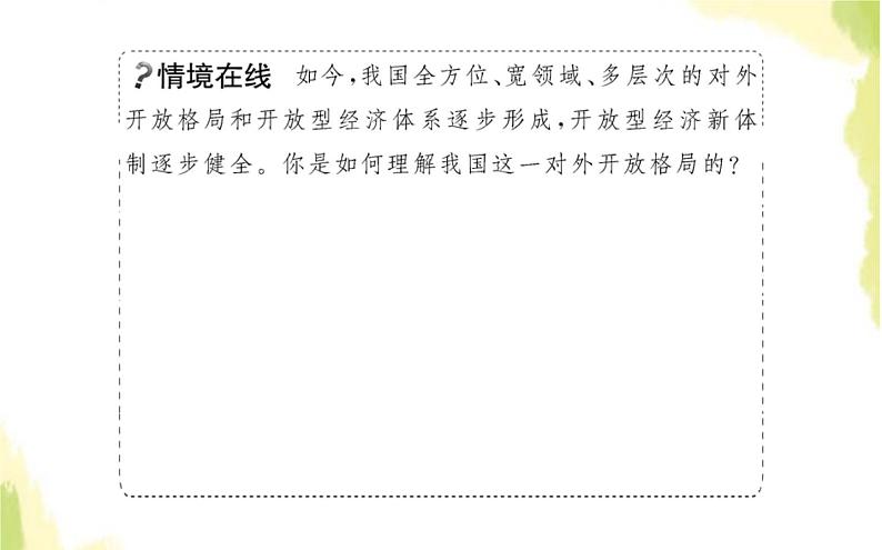 部编版高中政治选择性必修1第三单元经济全球化第七课第一框开发是当代中国的鲜明标识课件第4页