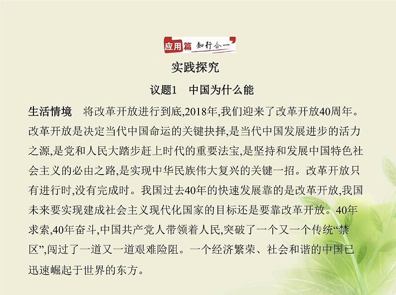 山东专用高考政治一轮复习专题二中国特色社会主义的开创与发展2课件02