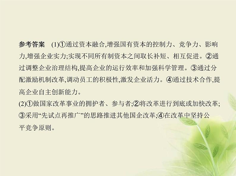 山东专用高考政治一轮复习专题三生产资料所有制与经济体制2课件第5页