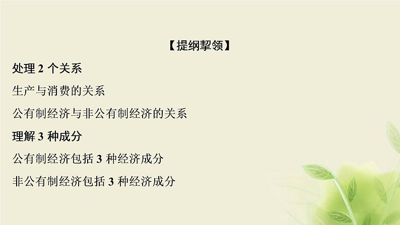 高考政治一轮复习第二单元生产劳动与经营第四课生产与生产资料所有制课件必修1第5页