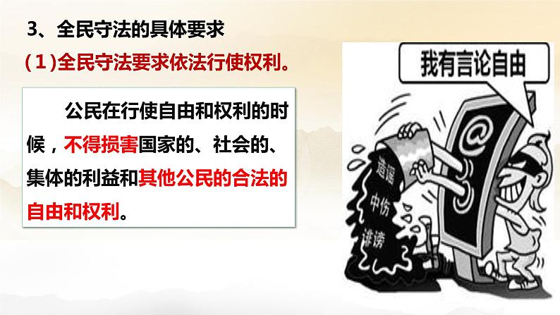 9.4全民守法课件-2021-2022学年高中政治统编版必修三政治与法治07